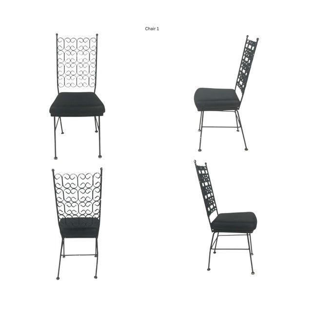 1950s 1950s Mid-Century Modern Patio Grenada Style Table & 4 Chairs For Sale - Image 5 of 11