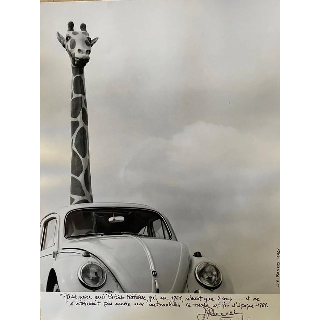 Jean-pierre Ronzel, Mythical Original Volkswagen Beetle, 1961, Silver Print For Sale