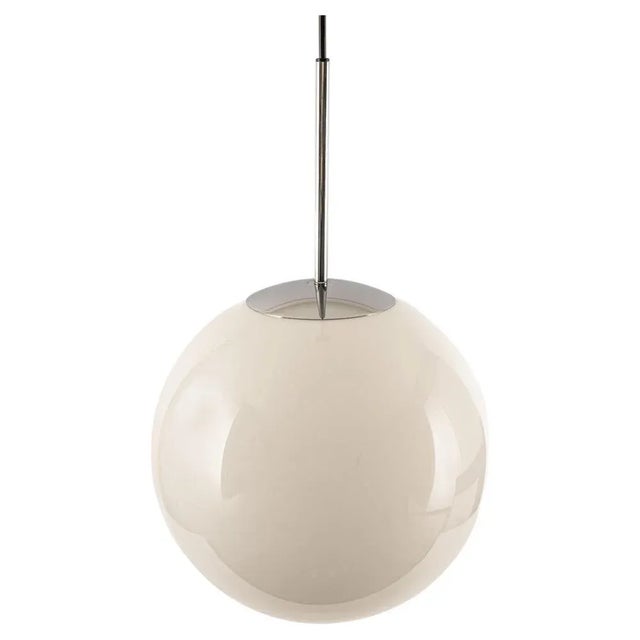 Opal Ball Pendant Light by Peill Putzler, Germany, 1970s For Sale - Image 9 of 9