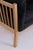 Wood Model AH303 Sofa with Black Leather by Andreas Hansen for Brødere Andersen, 1980s For Sale - Image 7 of 10