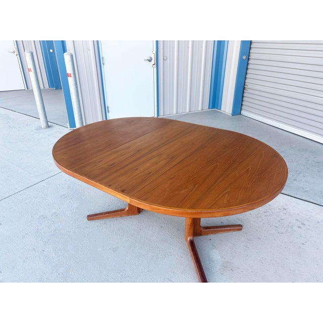 1960s Danish Modern Teak Dining Set of 7 For Sale - Image 16 of 18