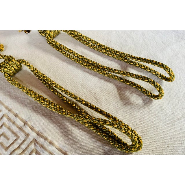 Elegant French Curtain Tiebacks - St. Germain Brocante Find For Sale - Image 10 of 12