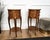 Wood Italian Art Deco Nightstands in Burl Walnut, 1940s, Set of 2 For Sale - Image 7 of 11