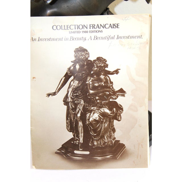Vintage j.b. Hirsch "Collection Française" Bronze Pegasus Replica Sculpture After Émile-Louis Picault – 20" H For Sale - Image 14 of 16