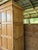 Tan 19th Century European Country Pine Two-Door Armoire With Raised Panel Doors For Sale - Image 8 of 12
