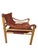 Textile Vintage Sirocco Safari Chair in Patinated Cognac Leather and Oak by Arne Norell, Sweden, 1970s For Sale - Image 7 of 13