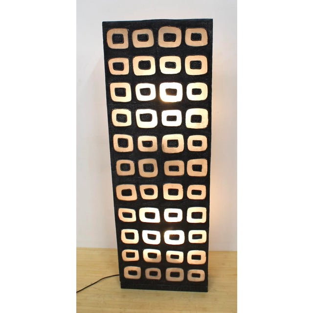 Mid-Century Modern Rare 1970s Set of 3 Modern Floor Lamps | Room Divider For Sale - Image 3 of 12