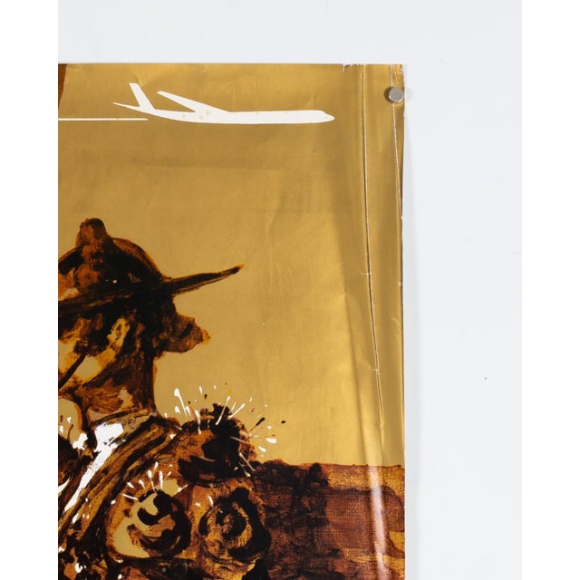 Vintage Iberia España Airline Poster, 1967 For Sale - Image 6 of 9