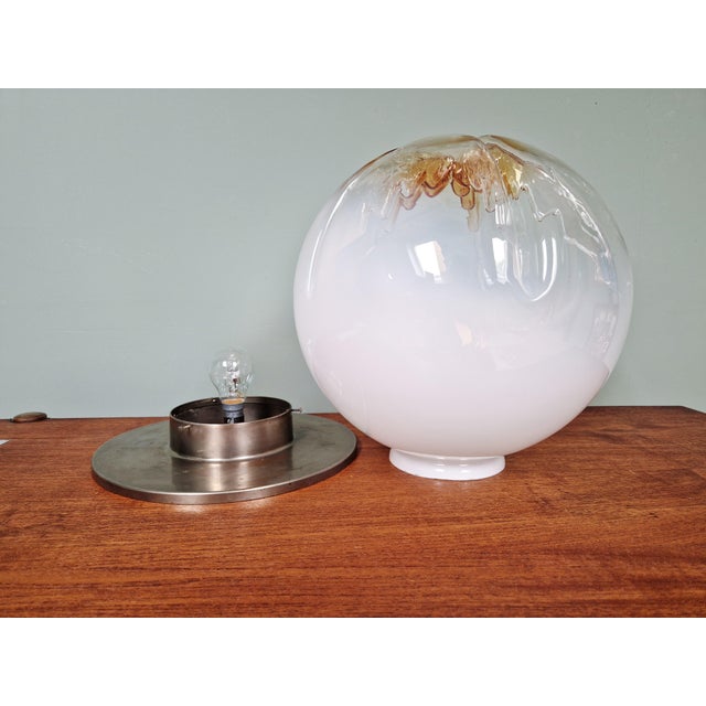 Large Murano Glass Ceiling Light from Mazzega, Italy, 1970 For Sale - Image 16 of 18