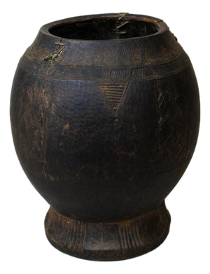 Antique Ethiopian Stitched Milk Pot