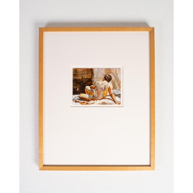 Kevin Kadar Pair of Nude Acrylic Paintings 1996 For Sale - Image 4 of 14