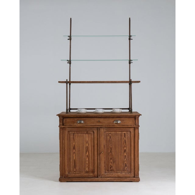19th Century France Brown Wood Storage Cabinets & Cupboards For Sale - Image 9 of 11