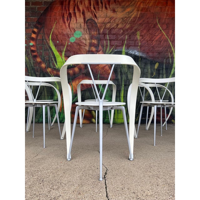 Set of 6 Revers Dining Chairs by Andrea Branzi for Cassina For Sale In Cleveland - Image 6 of 12