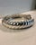 Hollywood Regency Late 20th Century Italian Sterling Silver Ribbed Bangle Bracelet For Sale - Image 3 of 10