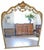 Large Vintage Giltwood Overmantel Wall Mirror, 1920 For Sale - Image 9 of 9