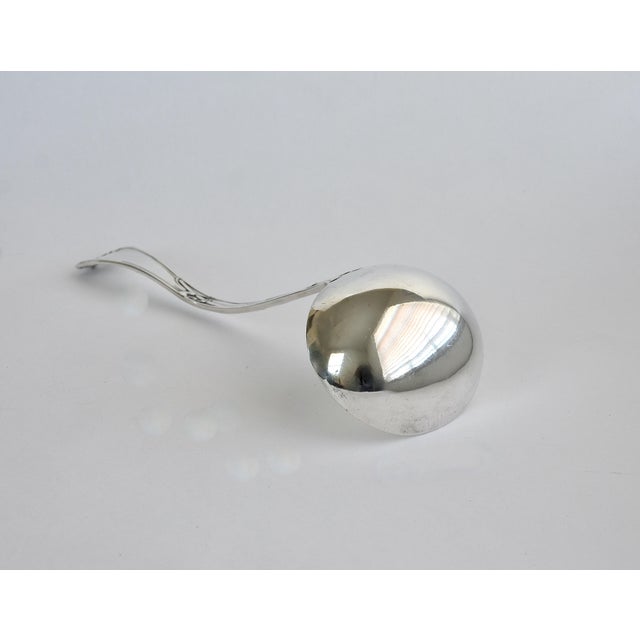 1900s Reed & Barton Art Nouveau Pat Sep. 20 1904. Silverplated Ladle 12" Ernest Meyers For Sale - Image 10 of 17