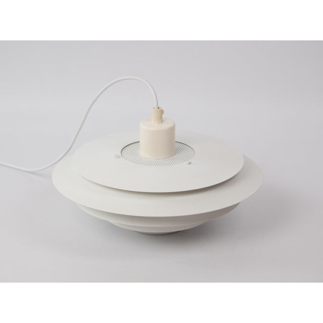 Vintage Danish Verona Pendant Lamp by Kurt Wiborg for Jeka, 1980s For Sale - Image 5 of 9