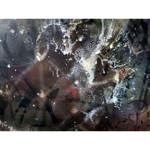 Ovidiu Kloska, The Nocturnal Hour of Violent Blooming, Mixed on Canvas For Sale - Image 10 of 13