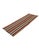 Mid-Century Modern Striped Brown Vintage Kilim Runner - 2`6″ X 8`2″ fT. For Sale - Image 3 of 6