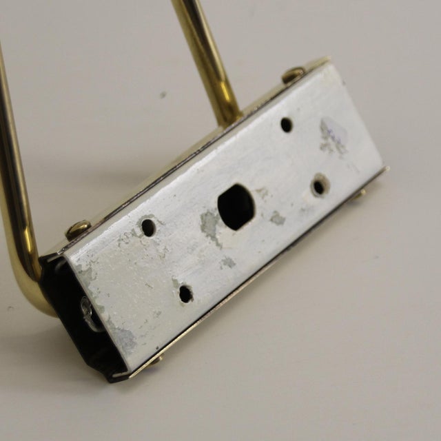 Yellow Diabolo Articulated Wall Light attributed to Rene Mathieu for Lunel, 1950s For Sale - Image 14 of 16