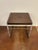 Stylish Revelation Apparition End Tables - Pair. Dark burlwood, arcylic sides, gold accents. Original Retail $2235 each....