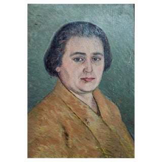 Giovanni Malesci, Portrait, Oil on Panel For Sale