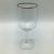 Traditional Platinum Rim Crystal Wine/Water Glasses-Set of 10 For Sale - Image 3 of 13