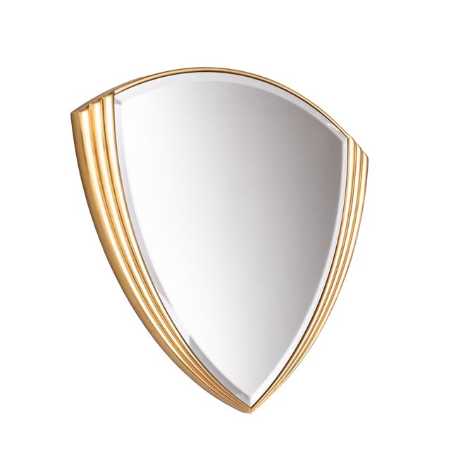 Vintage Hollywood Regency Wall Mirror from Deknudt, 1970s For Sale - Image 4 of 8