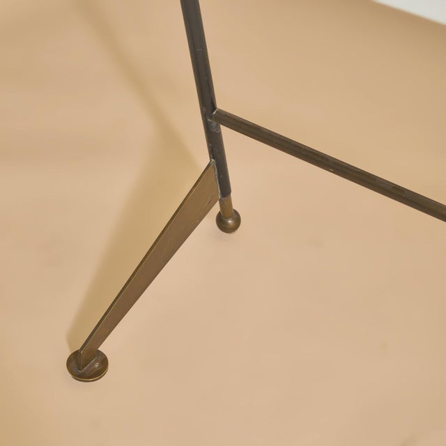 Italian Mahogany Console or Desk in the Manner of Luigi Fornasari, 1950s For Sale - Image 10 of 11