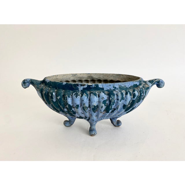 French Antique Cast Iron Urn For Sale In Los Angeles - Image 6 of 8