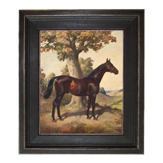 "Ethelbruce" Contemporary Reproduction Print on Canvas After Lynwood Palmer, Framed 14.5 X 17.5 For Sale