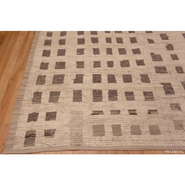 Nazmiyal Collection Modern Tribal Geometric Area Rug For Sale - Image 4 of 8