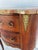 Antique French Louis XV or Louis XVI Style Kidney-Shaped Marquetry Commode / Side Table With a Marble Top For Sale - Image 9 of 12