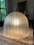 Mid 20th Century Large Midcentury Glass Dome Pendant Light For Sale - Image 5 of 12