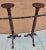 An exquisite Pair of Chippendale Style Carved and Stained Mahogany Stands with Ball Claw Feet in great condition. Measures...