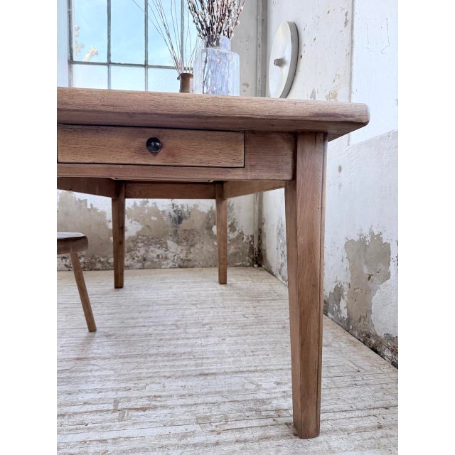 Vintage Farmhouse Table in Oak, 1970s For Sale - Image 16 of 18