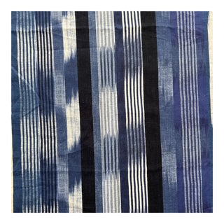Clarence House Madura Ikat Linen Fabric- 28x90 Remnant For Sale