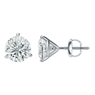 Classic Diamond Studs - 2 Pieces For Sale