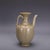 Ceramic Vintage Chinese Celadon Glaze Yaozhou Style Ewer, Carved Floral Wine Pitcher For Sale - Image 7 of 10