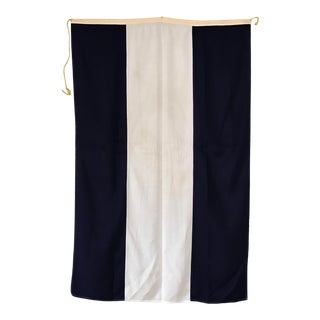 Vintage Nautical Flag Signal "J" For Sale