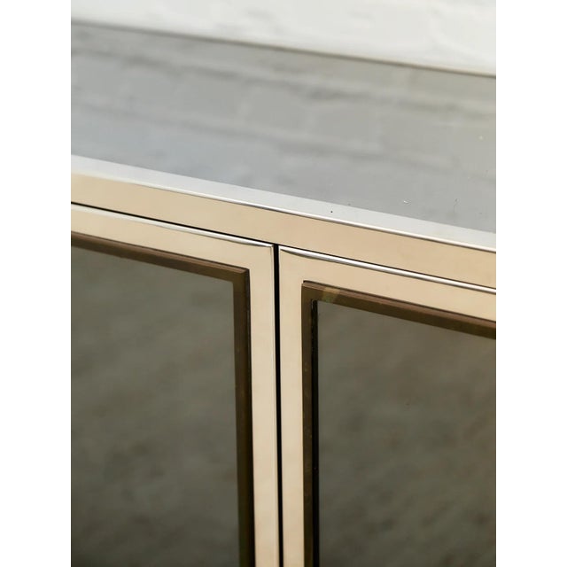 Angolo Metal Arte in Italy, 1960s Chrome and Mirror Glass Sideboard For Sale - Image 9 of 9