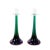 Early 21st Century Melded Emerald, Amethyst and Ultramarine Murano Glass Candlestick Holders - a Pair For Sale - Image 13 of 13