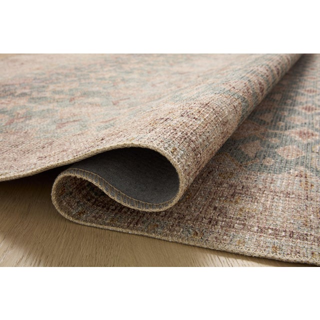 Loloi Rugs Angela Rose x Loloi Aubrey Rug Aqua / Sand 8'-3" x 11'-3" Area Rug For Sale - Image 4 of 8