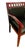 Contemporary Vintage Office Mahogany Chair Slotted Cut Used in Lincoln Lawyer Set For Sale - Image 3 of 8
