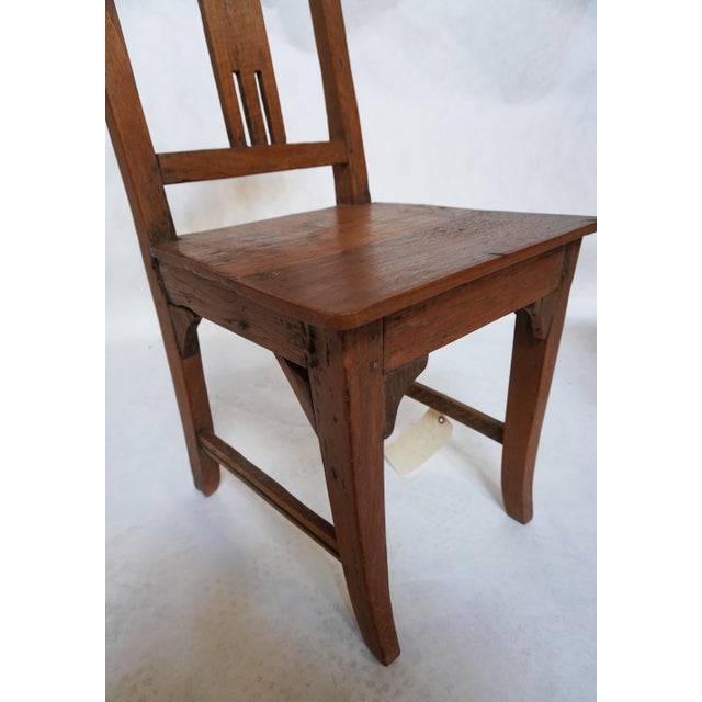Early 20th Century Set of Four Similar Arts & Crafts Wood Chairs For Sale - Image 11 of 18