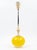 Vintage Yellow Opaline Glass Pendant Light with Spiral Cord, 1970s For Sale - Image 3 of 3