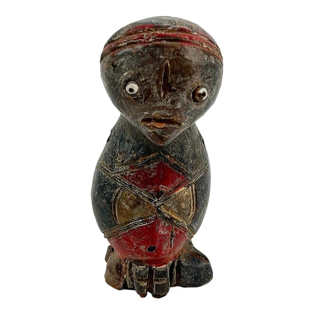 Early 20th Century Tikar Clay House God 4inch Cameroon For Sale