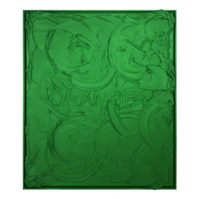 Giuseppe Castellano for GC Light Italia, Orange?, 2026, Concrete on Canvas For Sale
