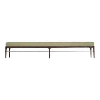 Linear Bench in Natural Walnut Series 96 by Stamford Modern For Sale