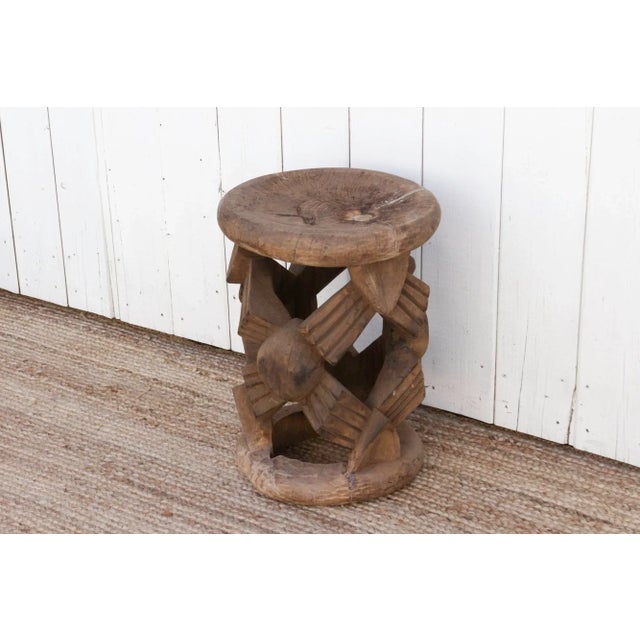 19th Century Antique Tall Spider African Stool For Sale - Image 5 of 11